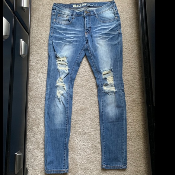 Wet Seal distressed jeans - Picture 2 of 3